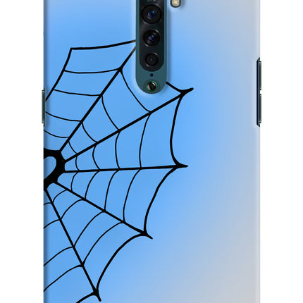 Blue Web Oppo Reno2 Hard Case Back Cover by Casekaro