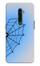 Blue Web Oppo Reno2 Hard Case Back Cover by Casekaro