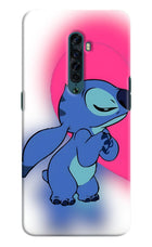 Stitch Hug Oppo Reno2 Hard Case Back Cover by Casekaro
