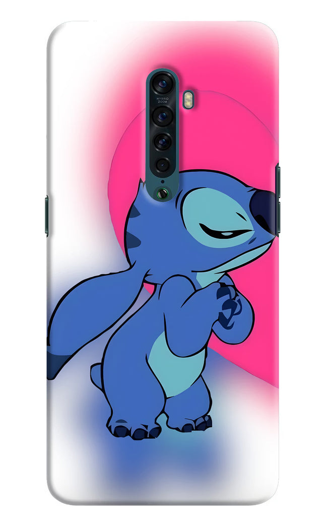 Stitch Hug Oppo Reno2 Hard Case Back Cover by Casekaro