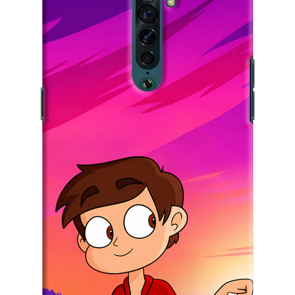 Marco Sunset Oppo Reno2 Hard Case Back Cover by Casekaro