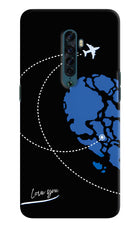 Love Orbit Oppo Reno2 Hard Case Back Cover by Casekaro
