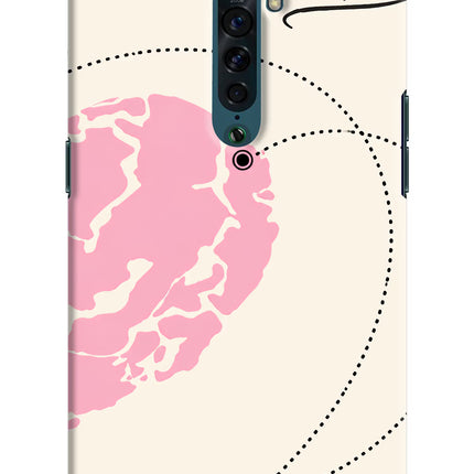 Miss Orbit Oppo Reno2 Hard Case Back Cover by Casekaro