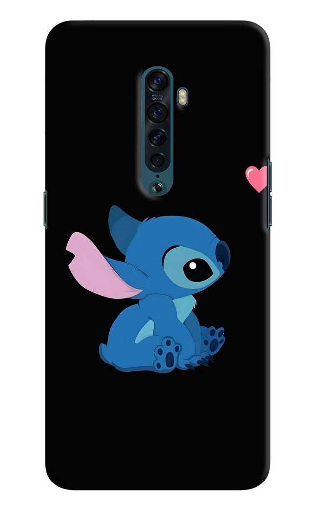 Stitch Crush Oppo Reno2 Hard Case Back Cover by Casekaro
