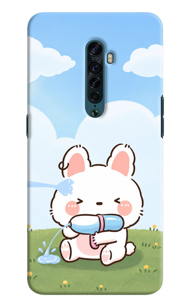 Bunny Treat Oppo Reno2 Hard Case Back Cover by Casekaro