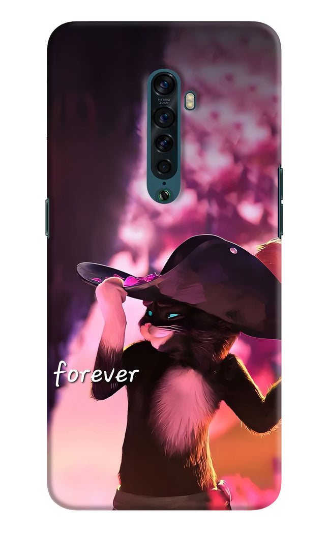 Forever Cat Oppo Reno2 Hard Case Back Cover by Casekaro