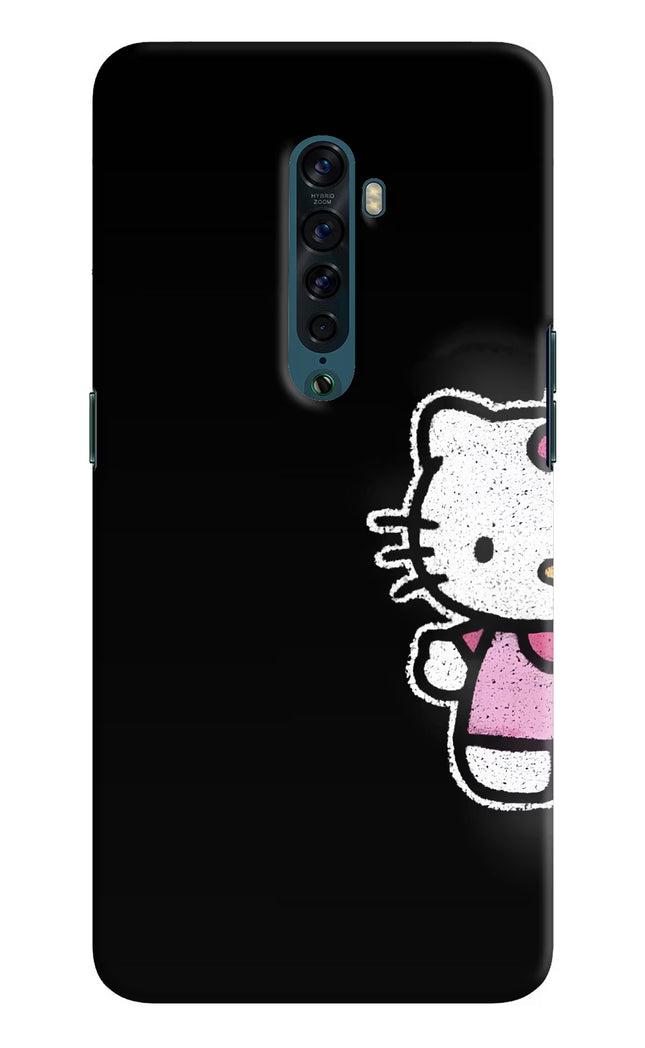 Kitty Charm Oppo Reno2 Hard Case Back Cover by Casekaro