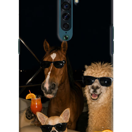 Party Squad Oppo Reno2 Hard Case Back Cover by Casekaro