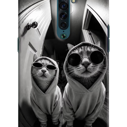 Hood Cats Oppo Reno2 Hard Case Back Cover by Casekaro