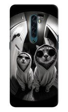 Hood Cats Oppo Reno2 Hard Case Back Cover by Casekaro