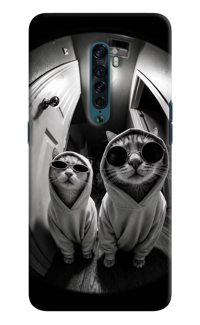 Hood Cats Oppo Reno2 Hard Case Back Cover by Casekaro