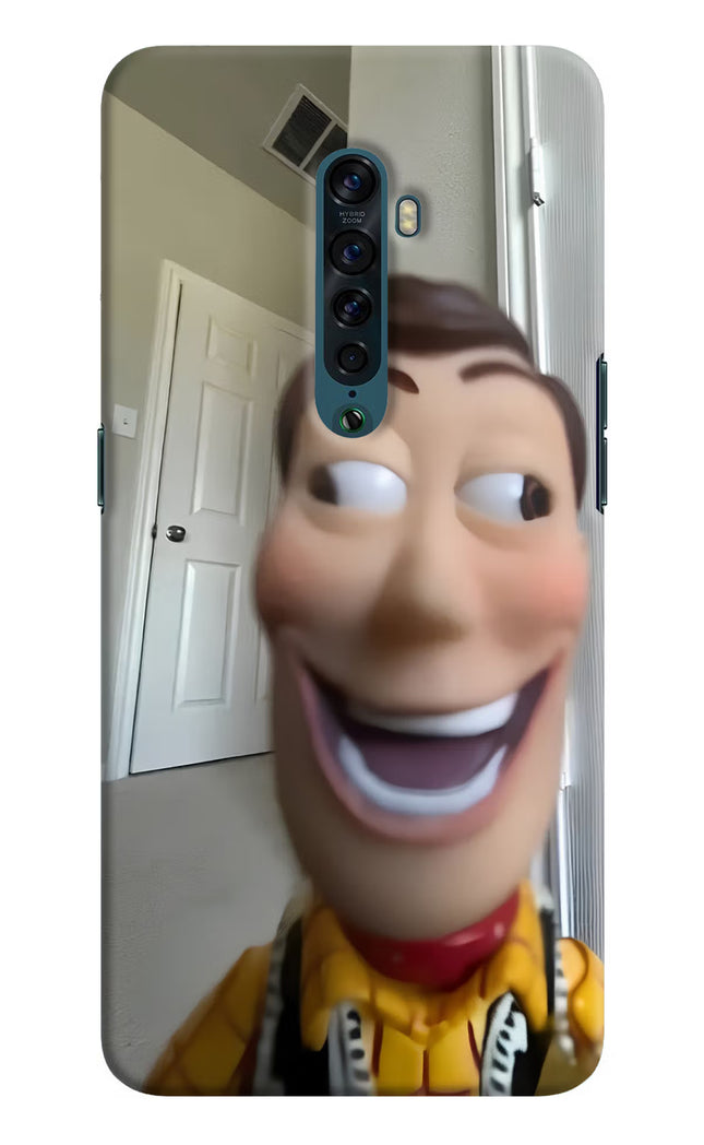 Side Eye Woody Oppo Reno2 Hard Case Back Cover by Casekaro