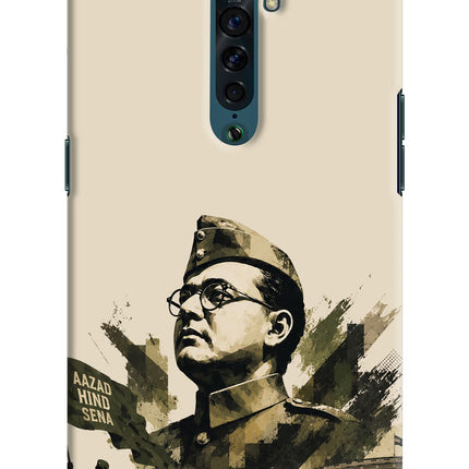 Netaji Rising Oppo Reno2 Hard Case Back Cover by Casekaro