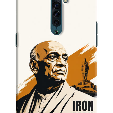 Sardar Patel Iron Will Oppo Reno2 Hard Case Back Cover by Casekaro