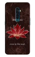 Bloom Oppo Reno2 Hard Case Back Cover by Casekaro