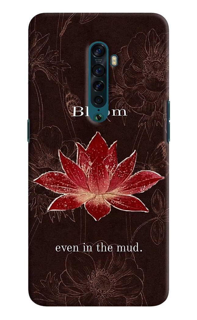 Bloom Oppo Reno2 Hard Case Back Cover by Casekaro