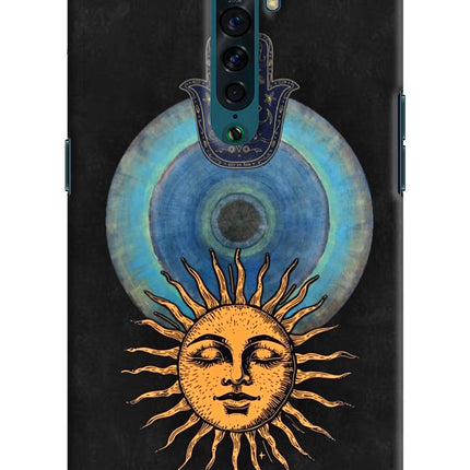 Divine Sun Oppo Reno2 Hard Case Back Cover by Casekaro
