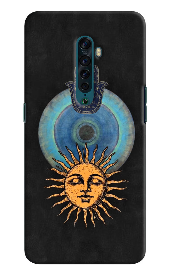 Divine Sun Oppo Reno2 Hard Case Back Cover by Casekaro