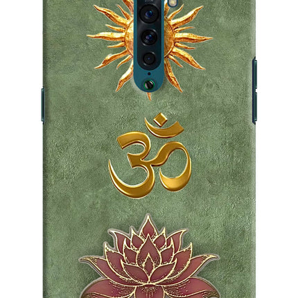 Om & Lotus Oppo Reno2 Back Cover