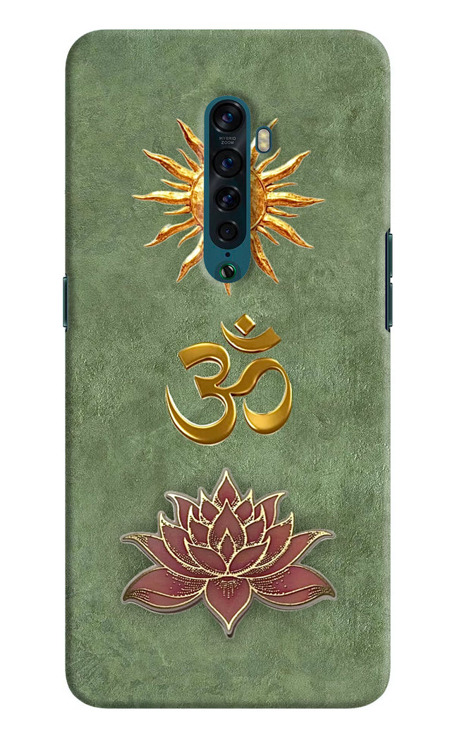 Om & Lotus Oppo Reno2 Back Cover