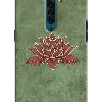 Lotus Grace Oppo Reno2 Hard Case Back Cover by Casekaro