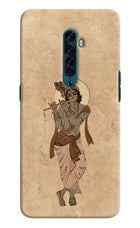 Krishna Oppo Reno2 Hard Case Back Cover by Casekaro