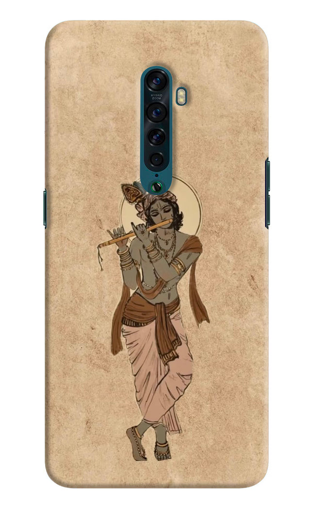 Krishna Oppo Reno2 Hard Case Back Cover by Casekaro