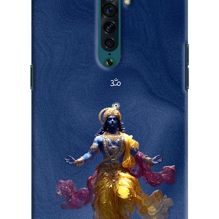 Cosmic Krishna Oppo Reno2 Hard Case Back Cover by Casekaro