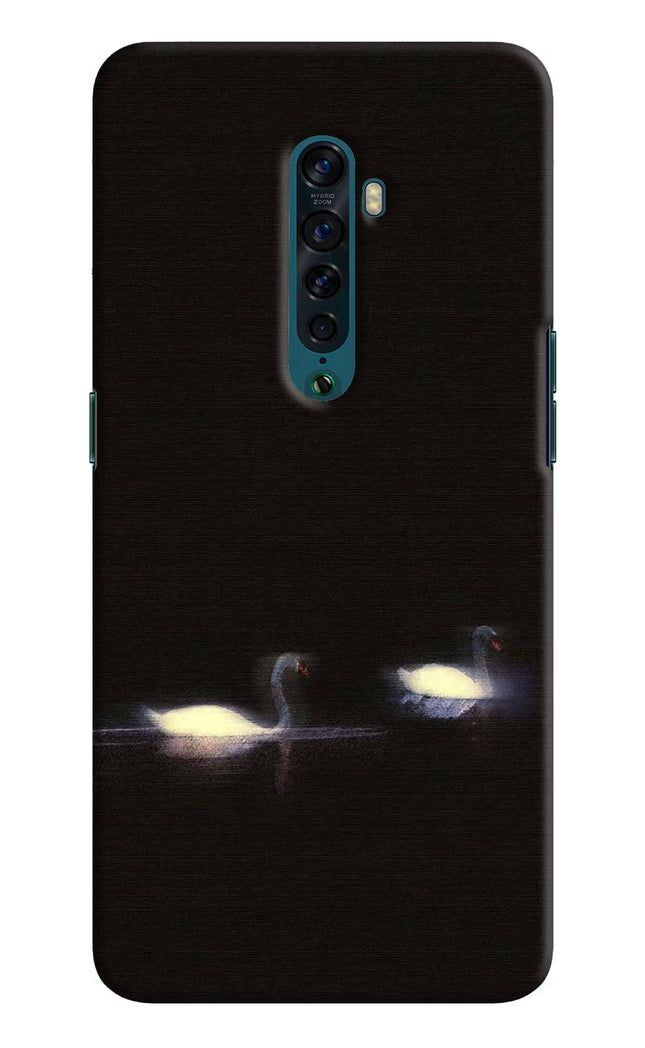 Silent Swans Oppo Reno2 Hard Case Back Cover by Casekaro