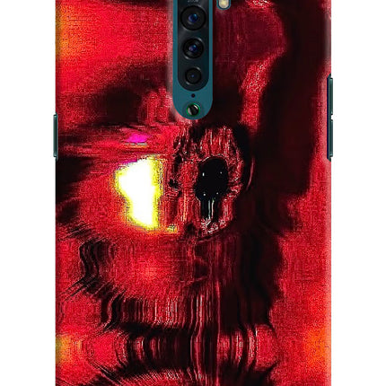 Fire Eye Oppo Reno2 Hard Case Back Cover by Casekaro