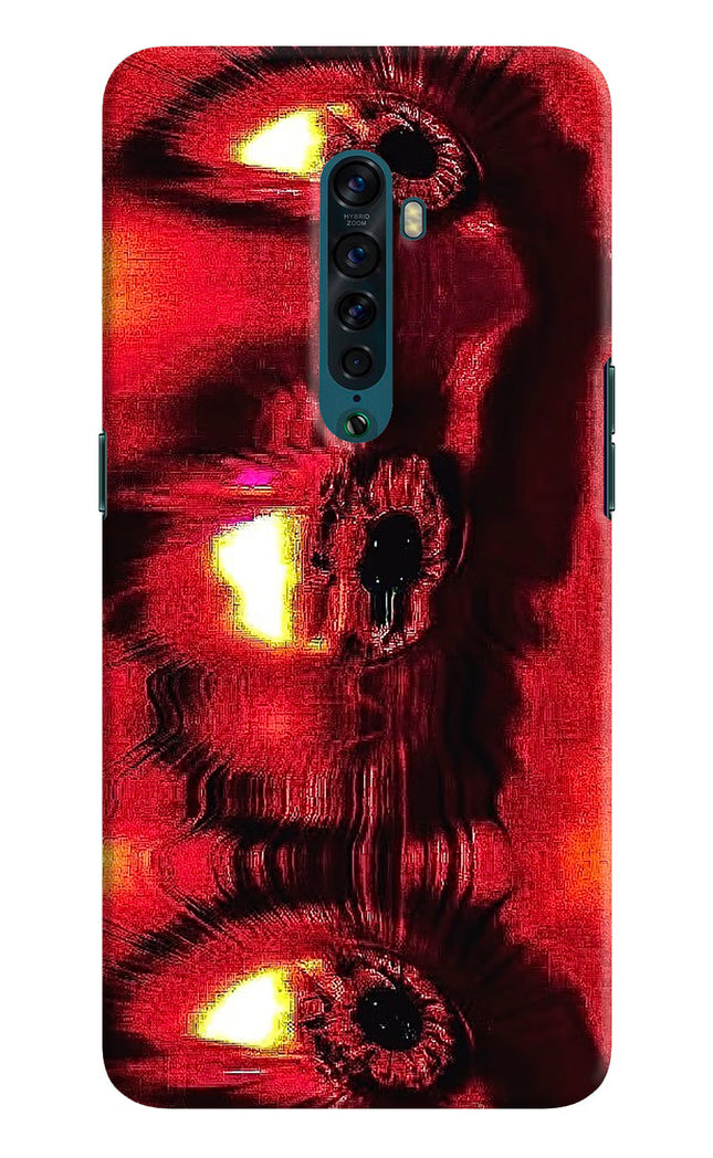 Fire Eye Oppo Reno2 Hard Case Back Cover by Casekaro