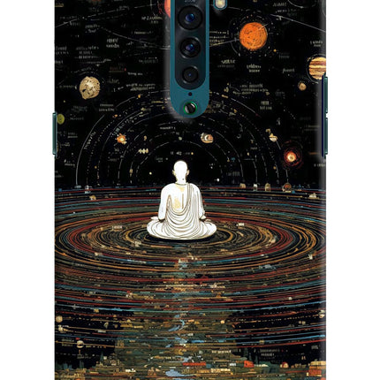 Space Monk Oppo Reno2 Hard Case Back Cover by Casekaro