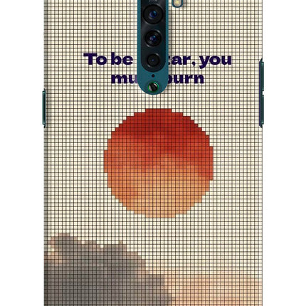 Pixel Sun Oppo Reno2 Hard Case Back Cover by Casekaro
