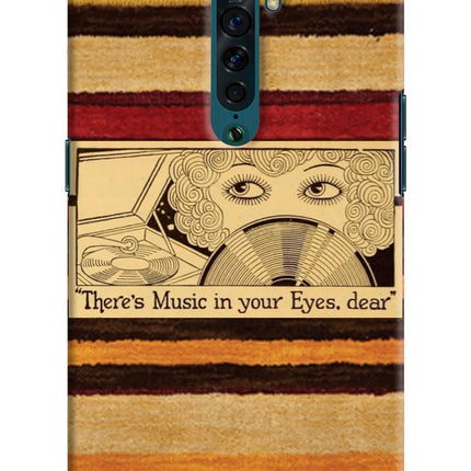 Vinyl Stripes Oppo Reno2 Hard Case Back Cover by Casekaro