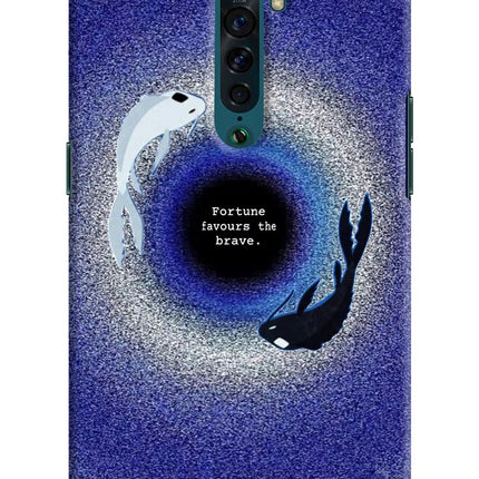 Dark Koi Oppo Reno2 Hard Case Back Cover by Casekaro