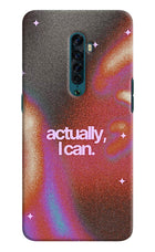 Pink Aura Oppo Reno2 Hard Case Back Cover by Casekaro