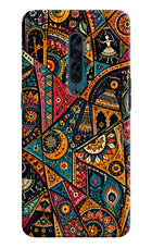Folk Print Oppo Reno2 Hard Case Back Cover by Casekaro