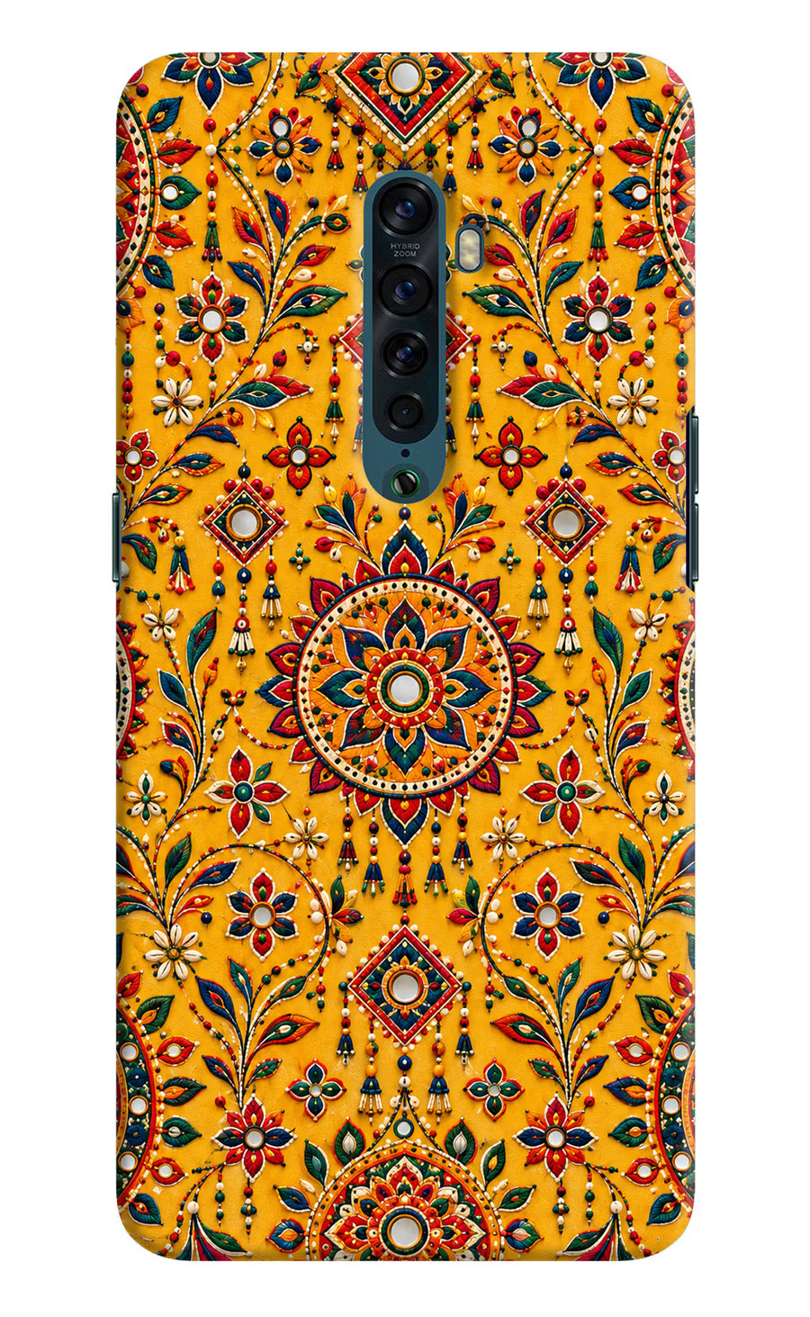 Sunlit Aura Oppo Reno2 Back Cover, Hard case