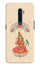 Goddess Lakshmi Oppo Reno2 Hard Case Back Cover by Casekaro
