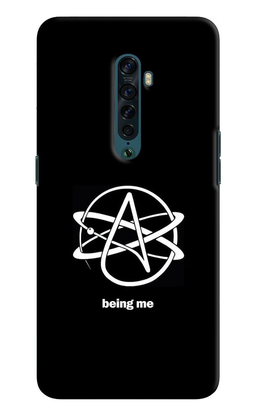 Atheist Symbol Oppo Reno2 Back Cover, Hard case