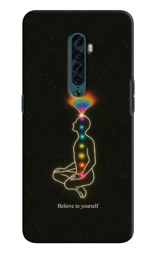Believe in yourself Oppo Reno2 Hard Case Back Cover by Casekaro