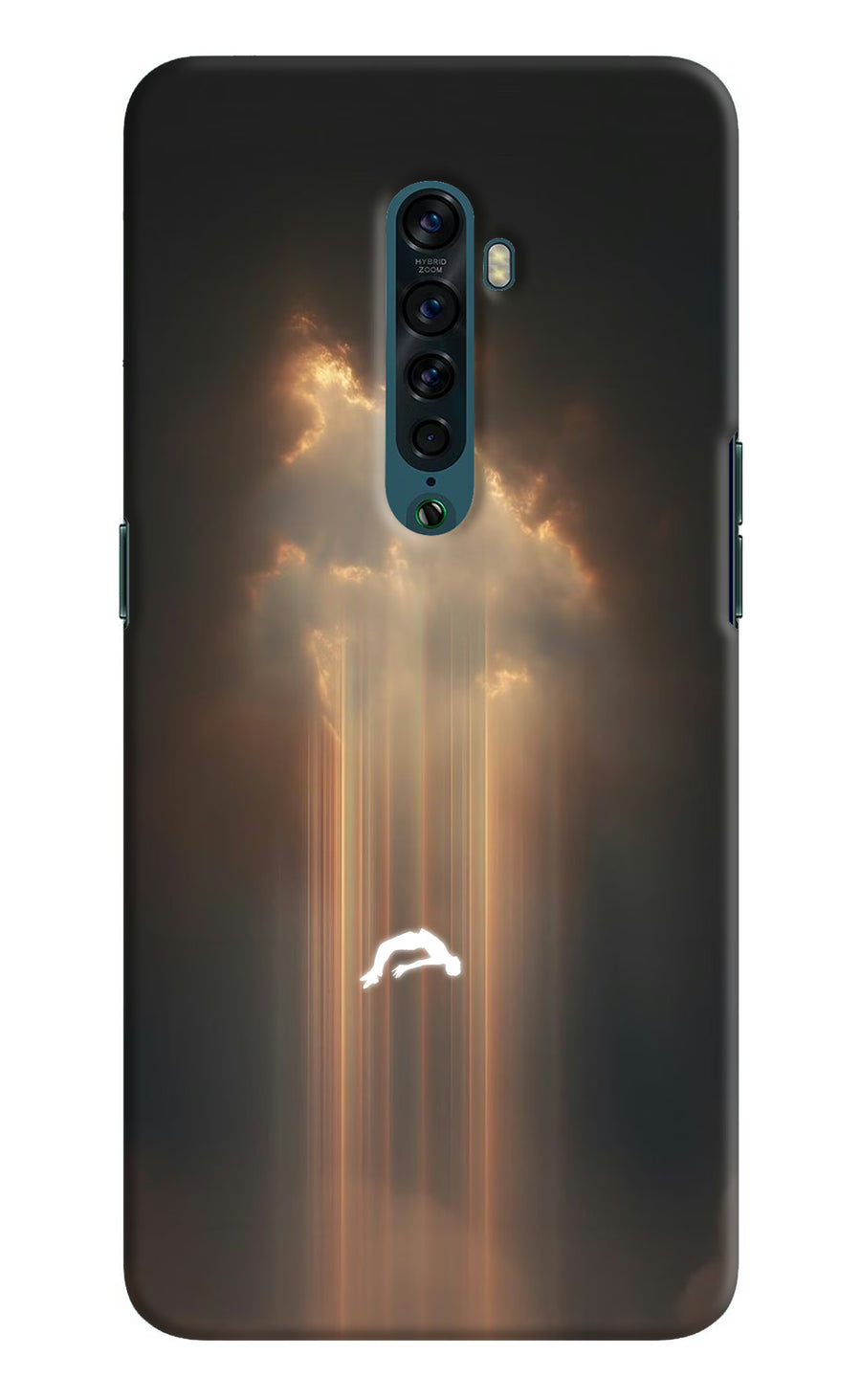 Heavenly Beam Oppo Reno2 Back Cover, Hard case