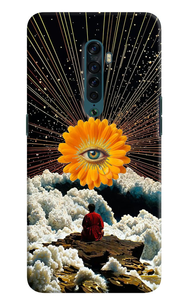 Cosmic Flower Oppo Reno2 Hard Case Back Cover by Casekaro