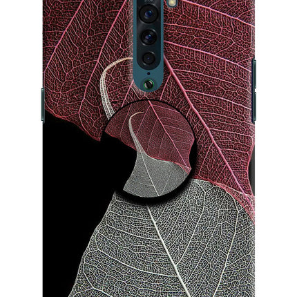 Leaf Pattern Oppo Reno2 Pop Case by Casekaro
