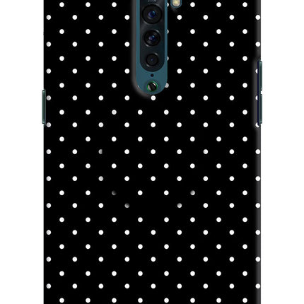 White Dots Oppo Reno2 Pop Case by Casekaro