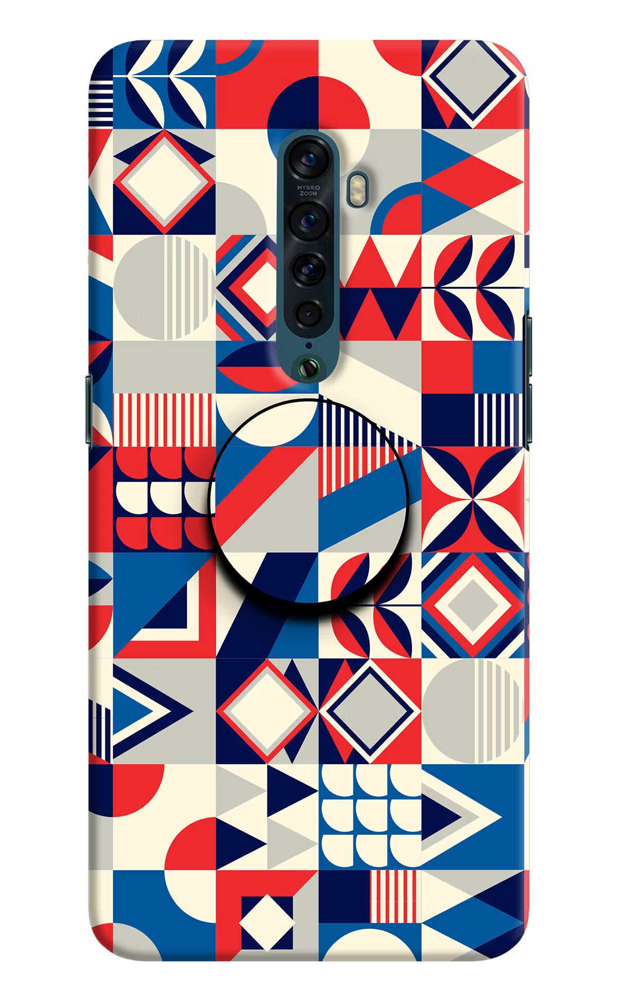Colorful Pattern Oppo Reno2 Pop Case by Casekaro