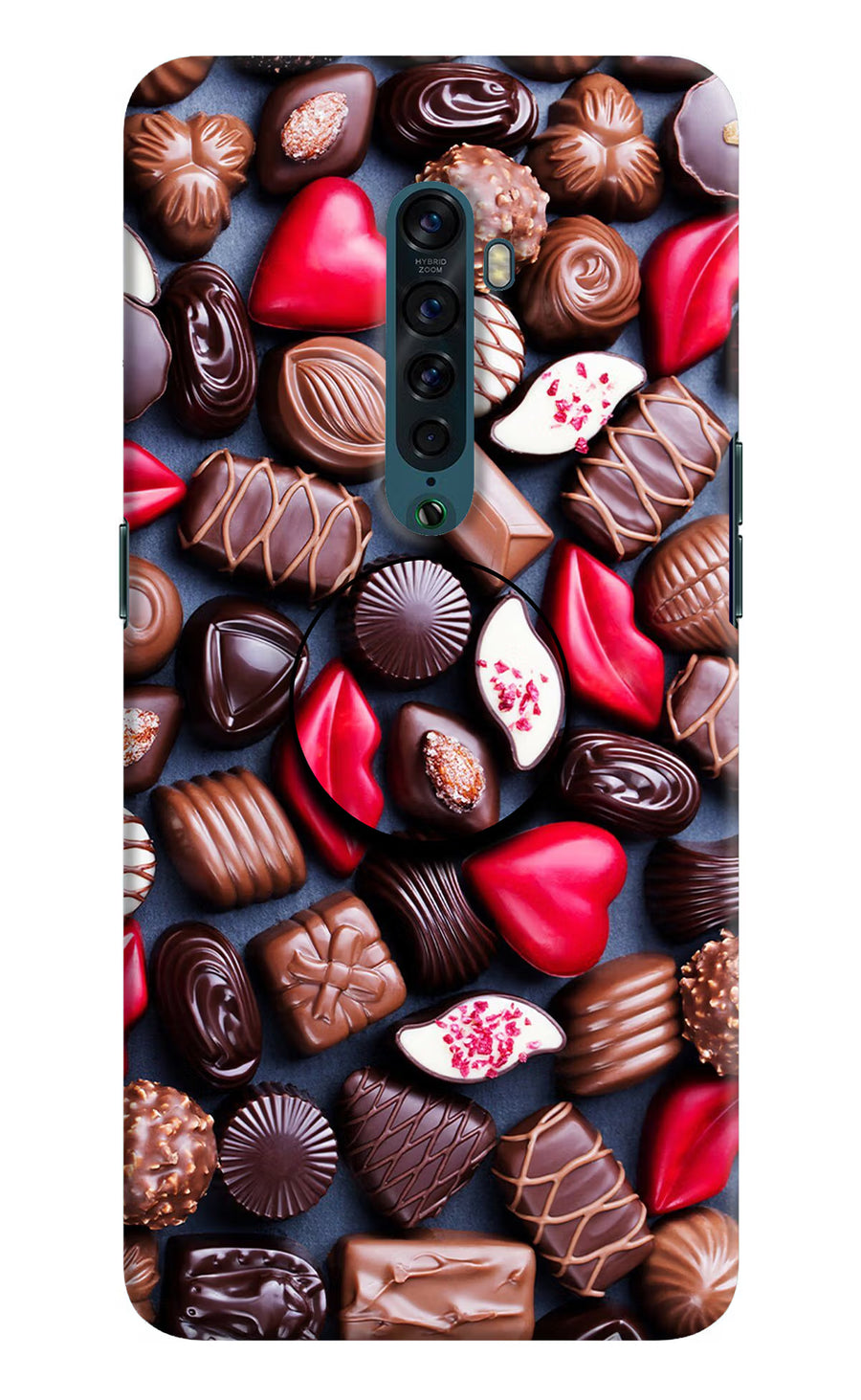 Chocolates Oppo Reno2 Pop Case, Hard case