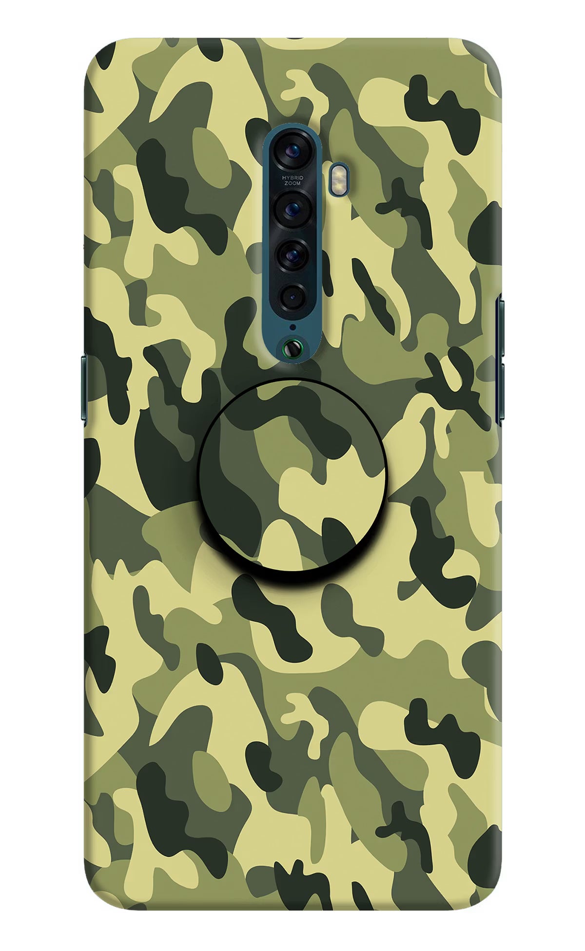 Camouflage Oppo Reno2 Pop Case by Casekaro