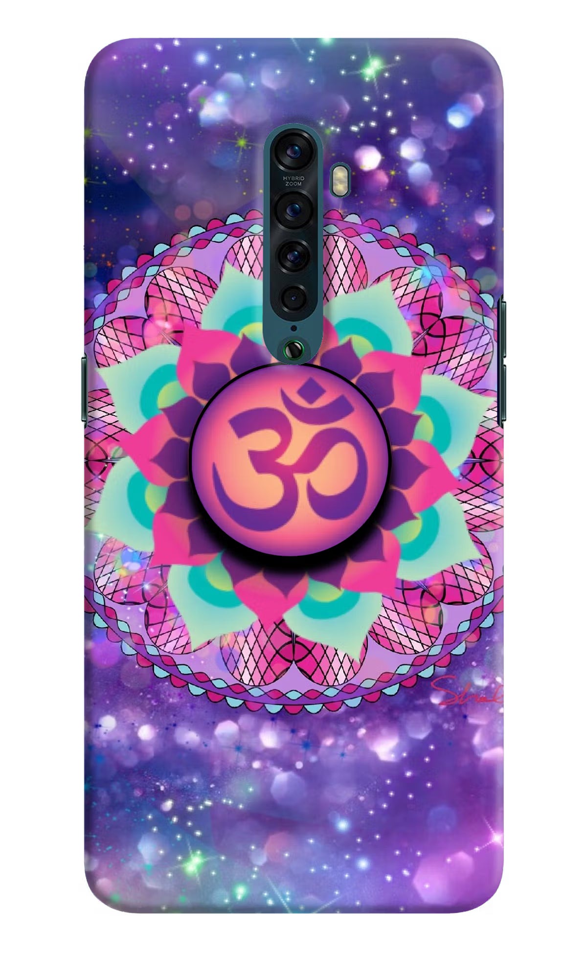 Om Purple Oppo Reno2 Pop Case by Casekaro