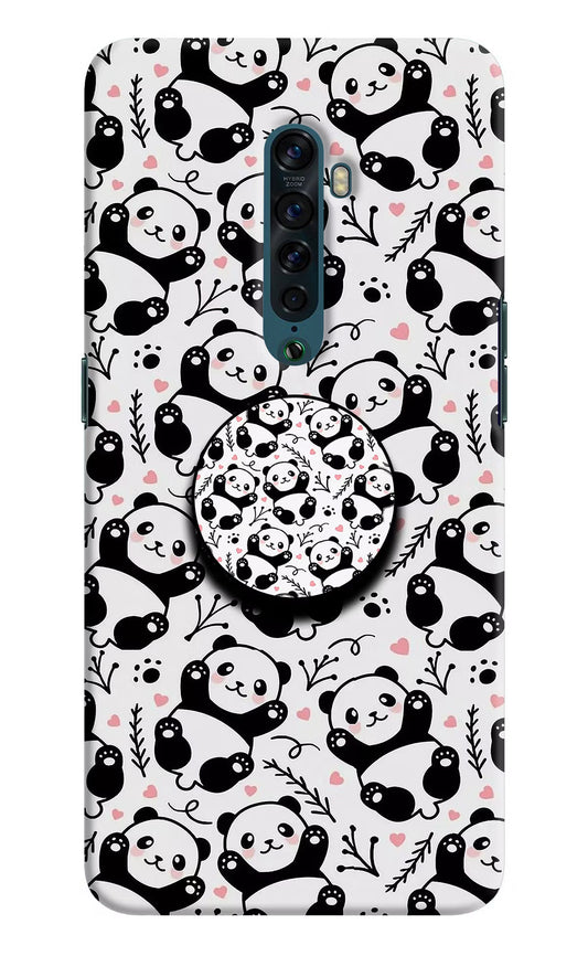 Cute Panda Oppo Reno2 Pop Case by Casekaro